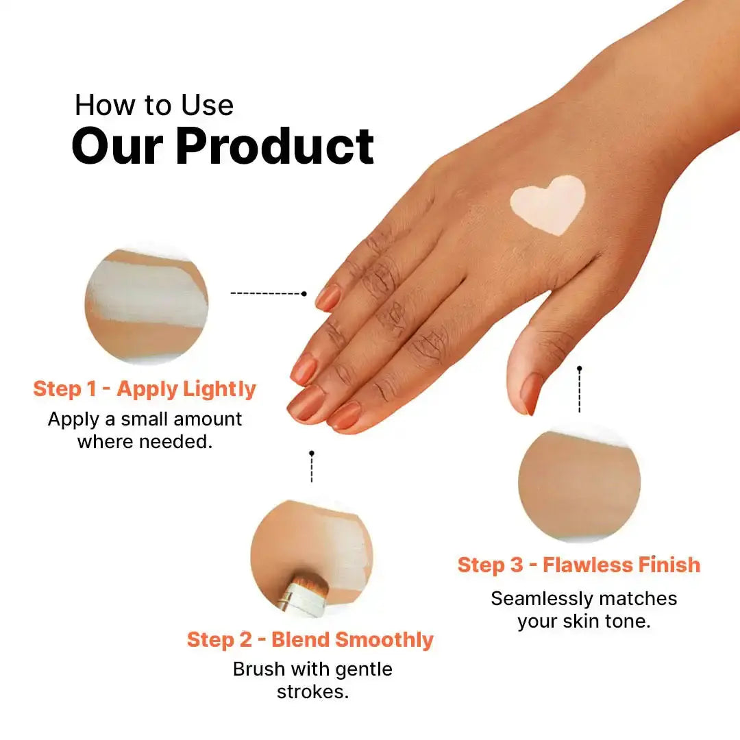 Akslay 2-in-1 Smart Shade Matching Hydrating K-Beauty Foundation Stick