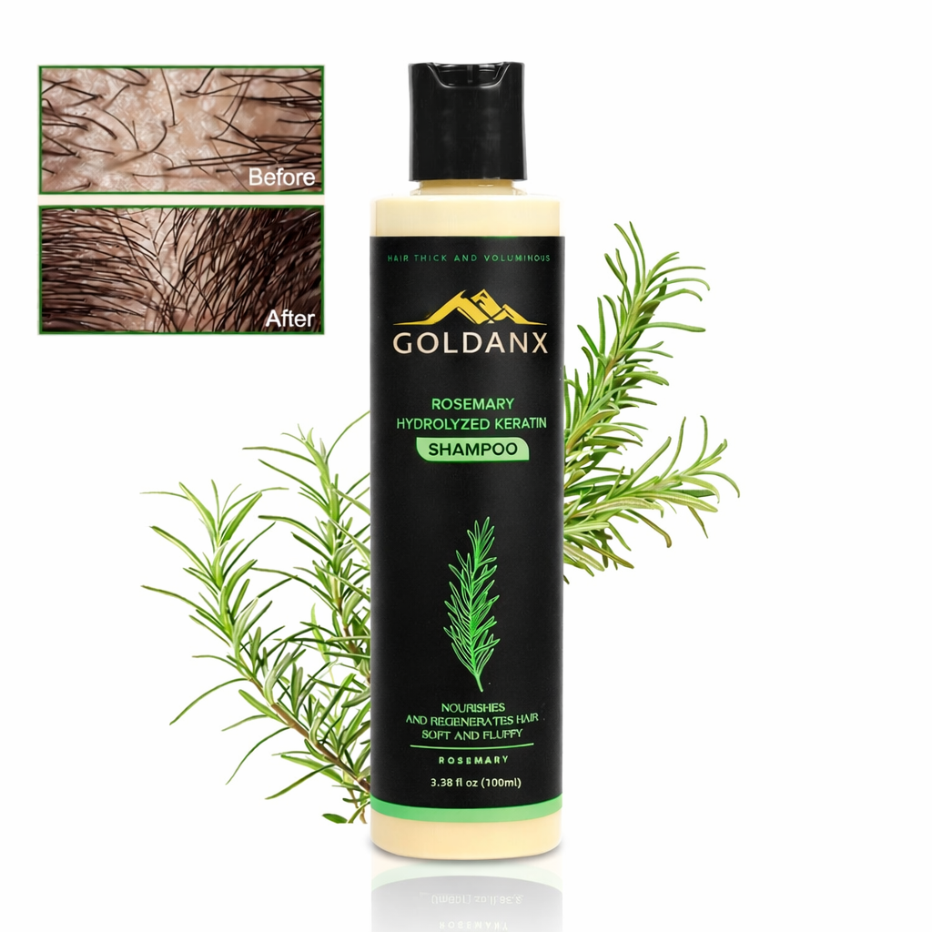 Goldanx® Organic Rosemary Hair Growth Shampoo