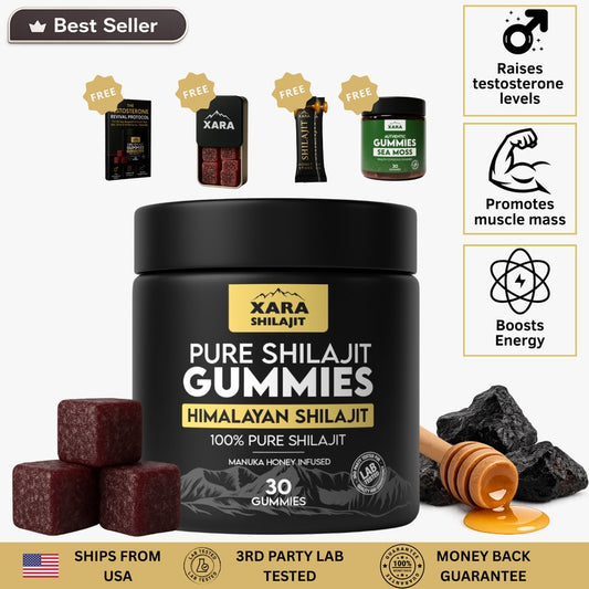 Xara Shilajit® Pure Shilajit Gummies